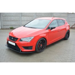 Накладки сплиттеры на пороги вариант 2 на Seat III Cupra / FR